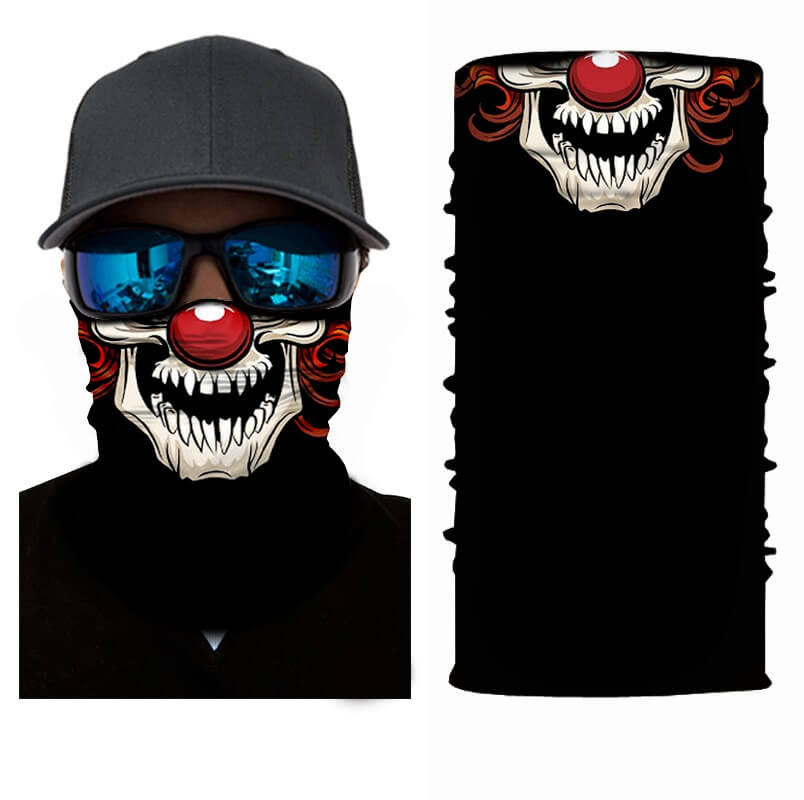 Clown Squelette Bandana Fantôme