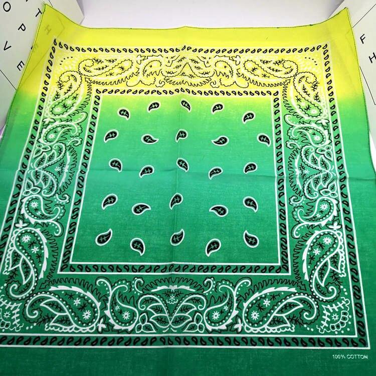 Bandana Vert Dégradé Naturellement Sauvage
