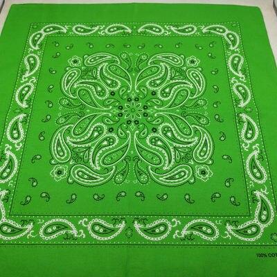 Bandana Vert Émeraude Éclatant