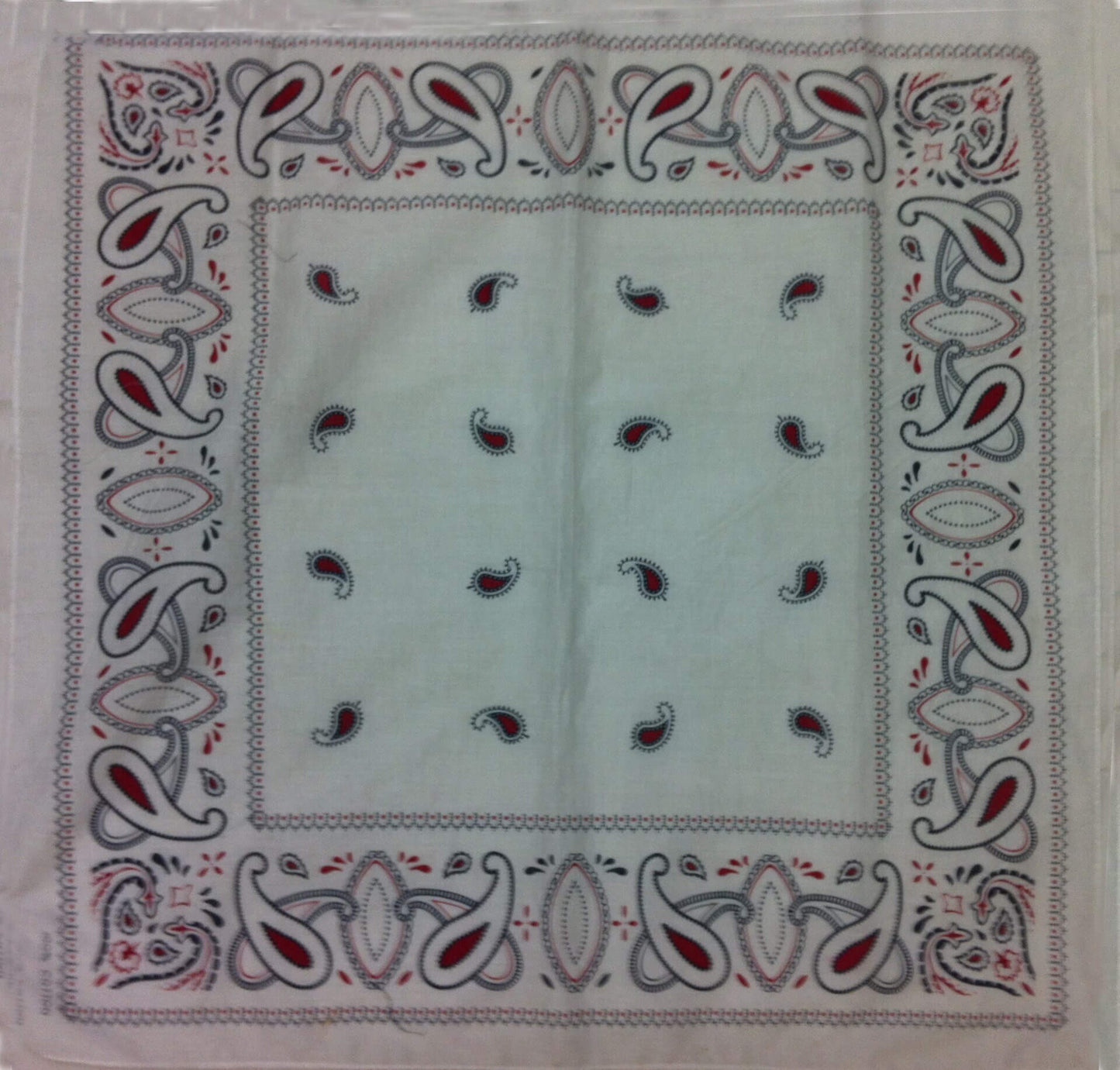 Bandana Blanc Paisley by Nature