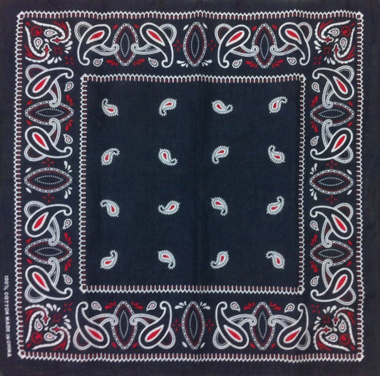 Bandana Bleu Paisley : L'accessoire tendance indispensable