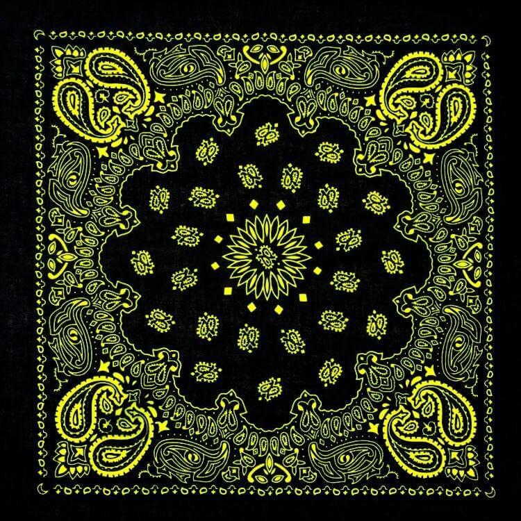Bandana Céleste Jaune - Édition Limitée
