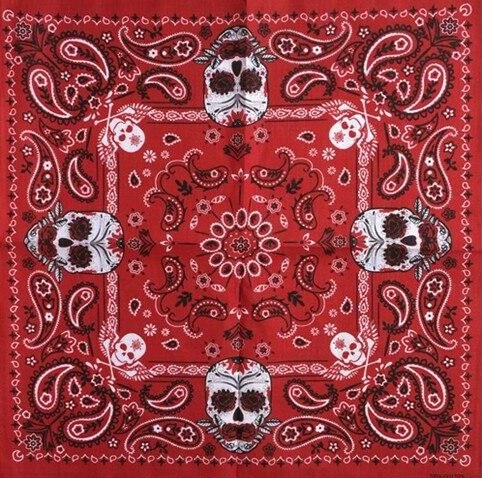 Bandana Crâne Paisley - Style Intemporel