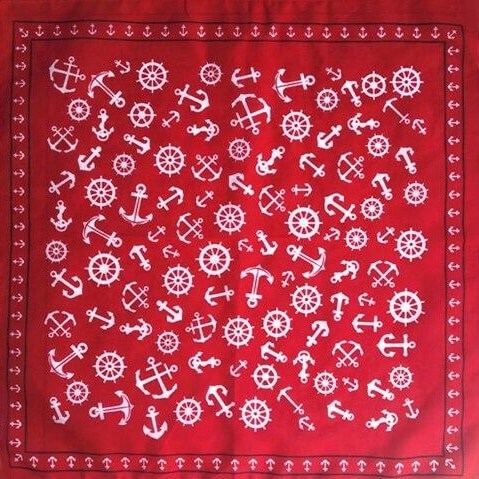 Bandana Matelot Rouge Naviguer en Style