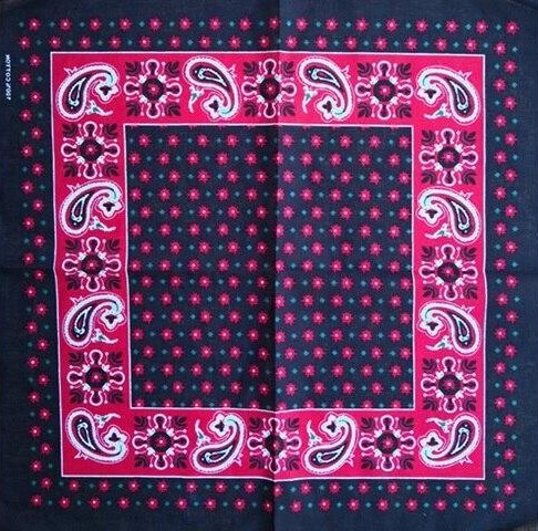 Bandana Rose Paisley - Collection Élégance Floral