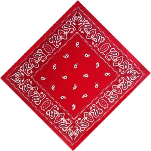 Bandana Rouge Paisley : Style et Élégance