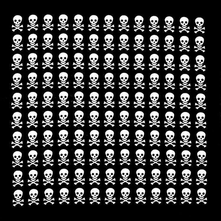 Bandana Skull Pirate Head