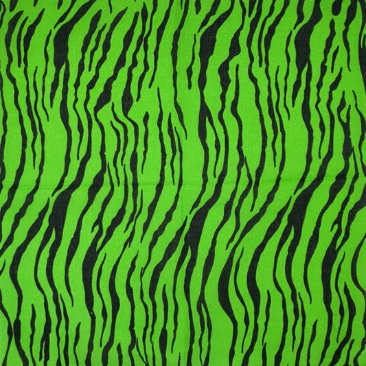 Bandana Zébré Vert : Pour un style sauvage et tendance !