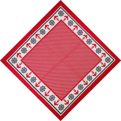 Bandana Rouge Marin