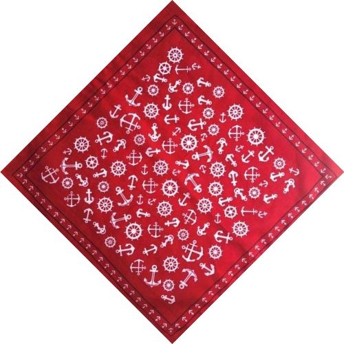 Bandana Matelot Rouge Naviguer en Style