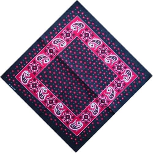 Bandana Rose Paisley - Collection Élégance Floral