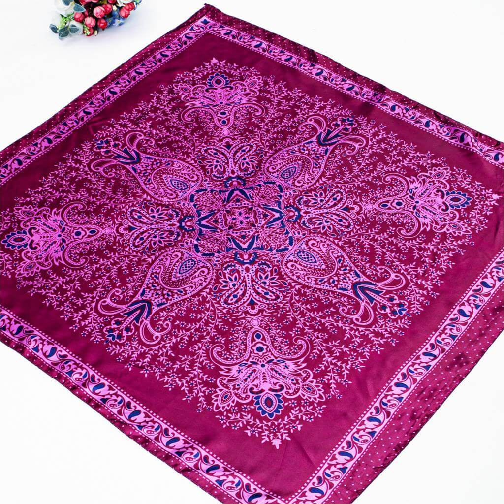 Bandana Souverain Rose Éclatant