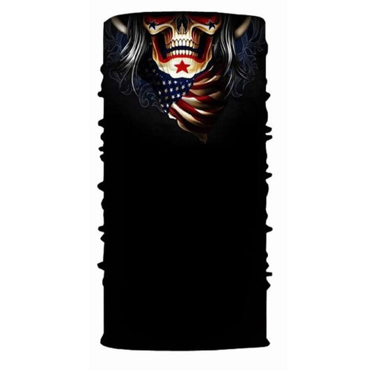 Bandana Squelette - USA Skull