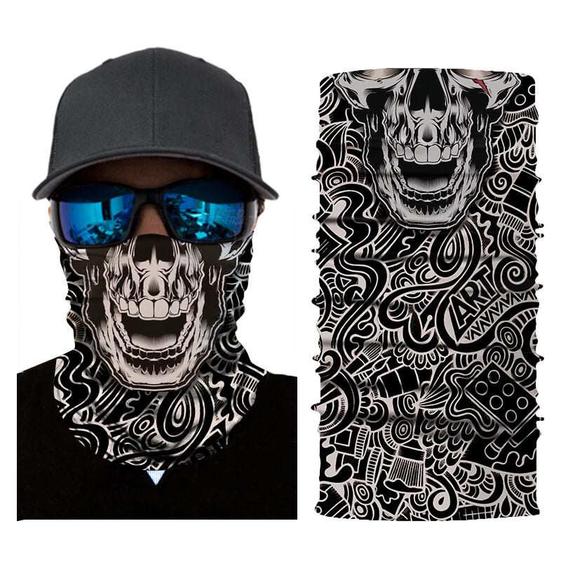 Bandana Skull Ancien
