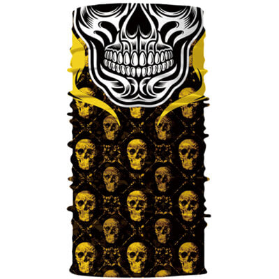 Bandana Skull Gold - Élégance et style assurés!