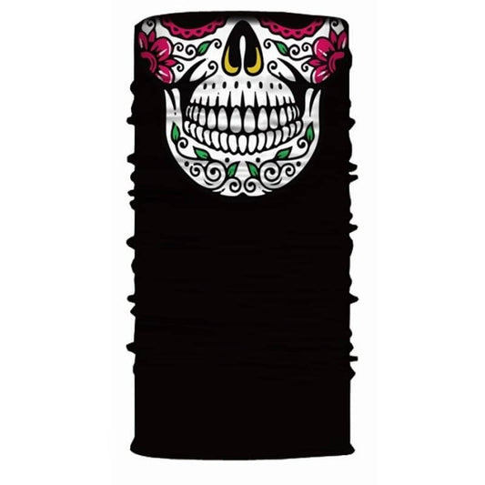 Bandana Skull Flower: une touche de style unique.