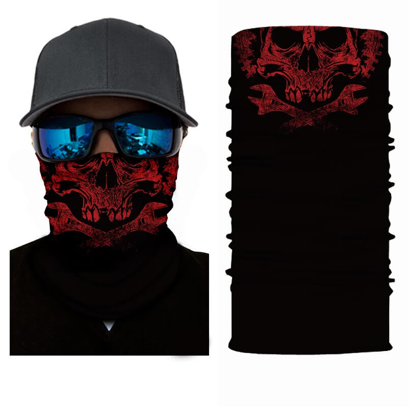 Bandana Mécano Skull - Un style authentique pour les esprits rebelles.