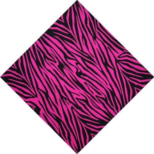 Bandana Zébré Rose Deluxia