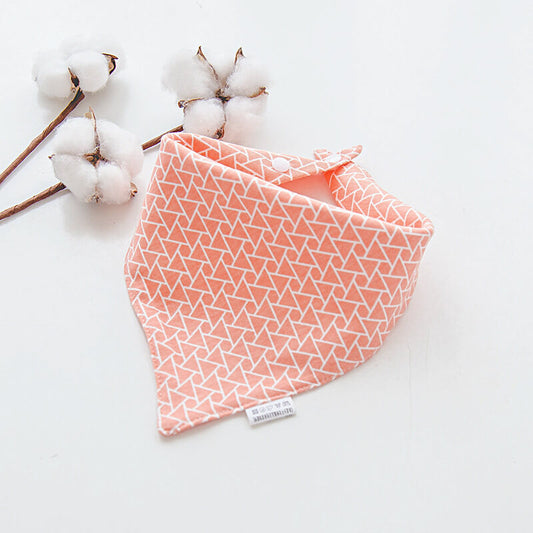 Bavoir Bandana Orange - Style et Confort pour Bébé