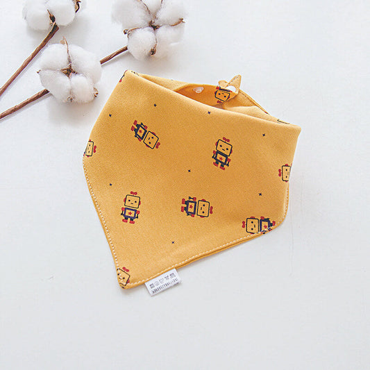 Bien sûr! Voici une suggestion de titre plus brandé : Bavoir Bandana Robot Style.