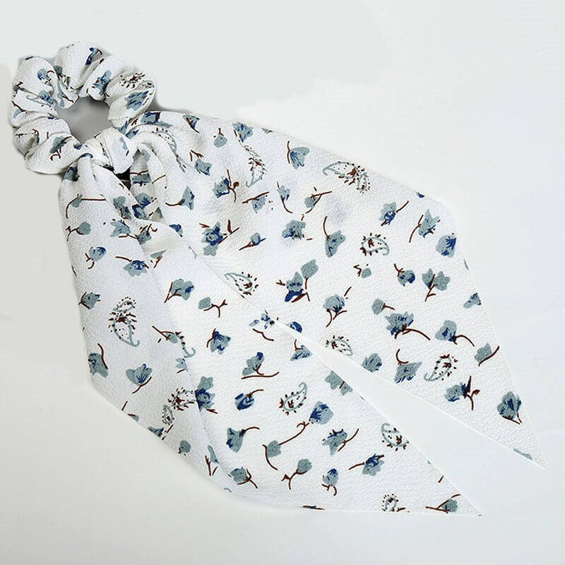 Chouchou Foulard Blanc Essentials