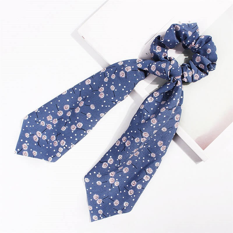 Chouchou Foulard Bleu - La touche d'élégance parfaite