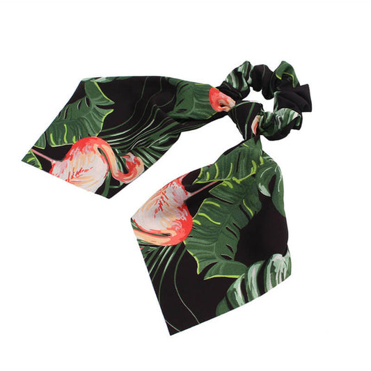 Chouchou Foulard Botanique - Collection Élégance Naturelle