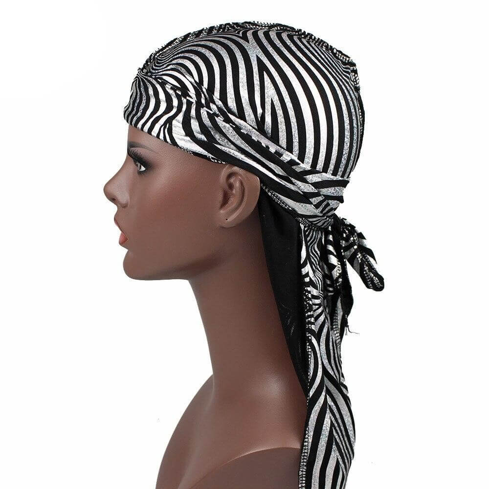 Durag Zébré - Élégance et Style